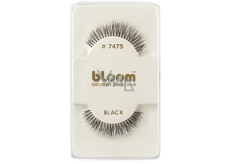 Bloom Natural nalepovací řasy z přírodních vlasů obloučkové černé č. 747S 1 pár