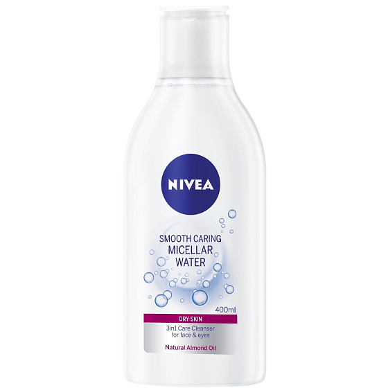 Nivea Caring Micellar Water jemná pečující micelární voda pro suchou až citlivou pleť 400 ml
