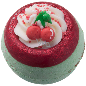 Bomb Cosmetics Třešeň jako top - Cherry on Top Šumivý balistik do koupele 160 g