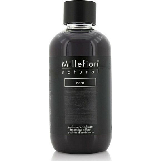 Millefiori Milano Natural Nero - Černá Náplň difuzéru pro vonná stébla 250 ml