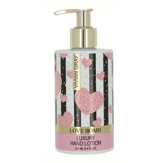 Vivian Gray Love Bomb luxusní mléko na ruce s dávkovačem 250 ml
