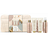 Grace Cole Vanilka sprchový gel 100 ml + tělová mlha 100 ml + krém na ruce a nehty 50 ml + tělový krém 50 ml + koupelová žínka + kosmetická taška, kosmetická sada pro ženy