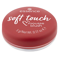 Essence pěnová tvářenka soft touch 40 Blushing Berry 10 Cozy Clay 10 ml