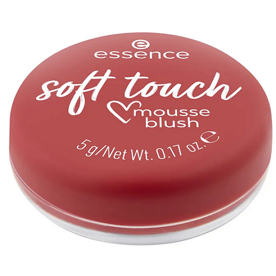 Essence pěnová tvářenka soft touch 40 Blushing Berry 10 Cozy Clay 10 ml