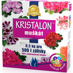 Agro Kristalon Muškát, hnojivo na muškáty, 500 g Agro Kristalon Muškát, hnojivo na muškáty, 500 g