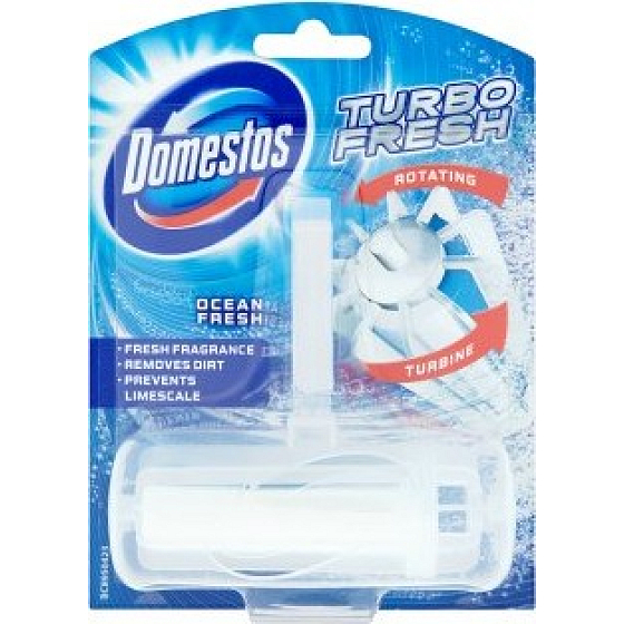 Domestos Turbo Fresh Ocean Fresh Wc blok rotační tuhý 38 g