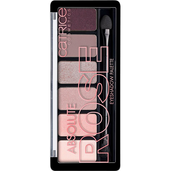 Catrice Absolute Rose Eyeshadow Palette paleta očních stínů 010 Frankie Rose To Hollywood 6 g