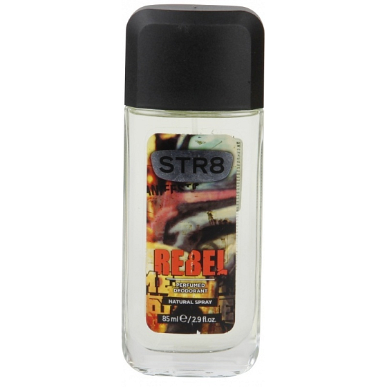 Str8 Rebel parfémovaný deodorant sklo pro muže 85 ml