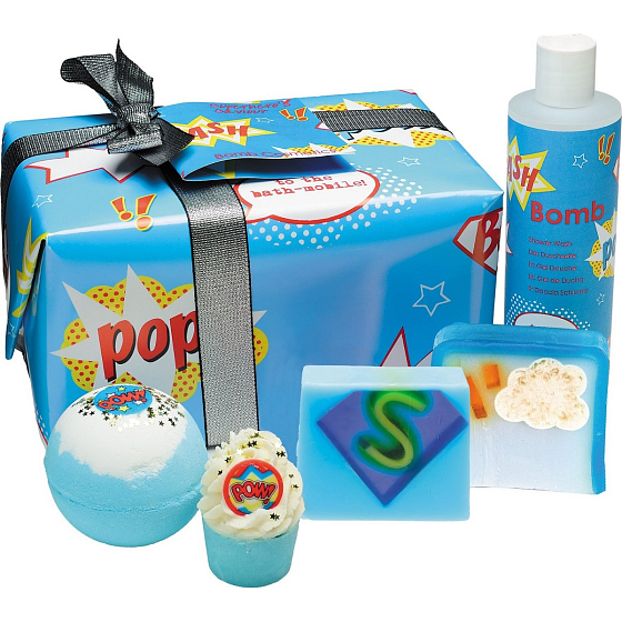 Bomb Cosmetics Superhrdina - Superheros Saviour mix balistiků a mýdel 5 kusů, kosmetická sada