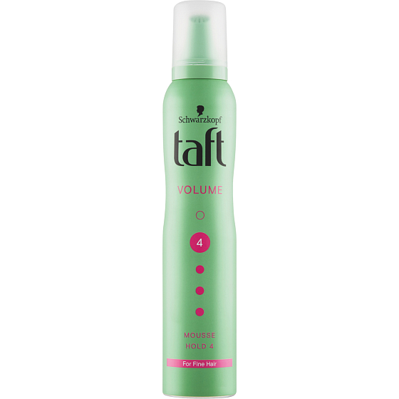 Taft Volume, pěnové tužidlo s push-up efektem, Síla fixace 4, 200 ml