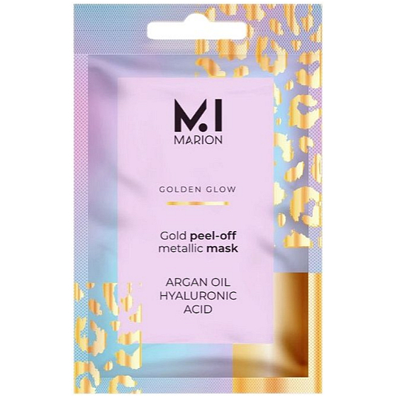 Marion Golden Skin Care Peel-Off omlazující zlatá metalická slupovací maska 6 g