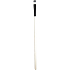 Kosmetický štětec černo-bílý rovný 18 cm