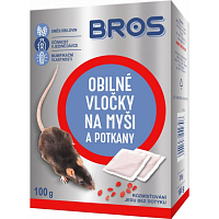 Bros obilné vločky proti myším, krysám a potkanům, 100 g