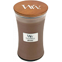 WoodWick Amber & Incense - Ambra a kadidlo vonná svíčka s dřevěným knotem a víčkem sklo velká 609 g