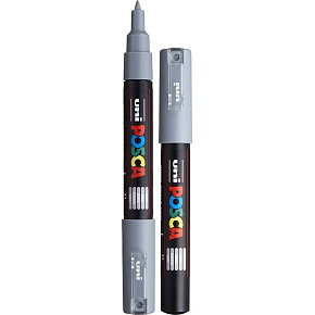 Posca Univerzální akrylátový popisovač 0,7 - 1 mm Šedá PC-1M