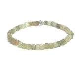 Tsavorite zelený fazet náramek elastický přírodní kámen, kulička 4,5 mm / 16 - 17 cm, maskot zahradníků