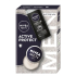 Nivea Men Active Protect zvláčňující krém 75 ml + Nivea Active Clean sprchový gel 250 ml, kosmetická sada pro muže