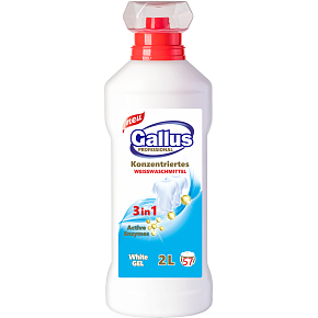 Gallus prací gel White, 57 dávek, 2 l