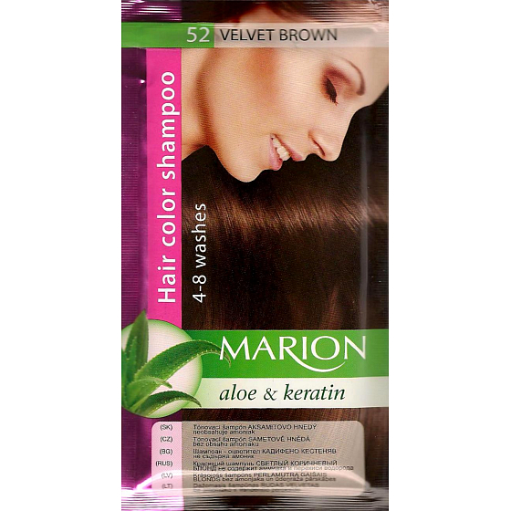 Marion Tónovací šampon 52 Hnědý samet 40 ml