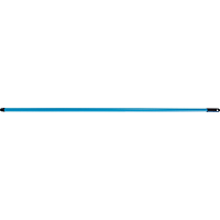 Spokar hůl ke smetáku kovová, jemný závit, plastový potah, 120 cm