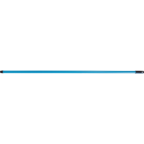 Spokar hůl ke smetáku kovová, jemný závit, plastový potah, 120 cm