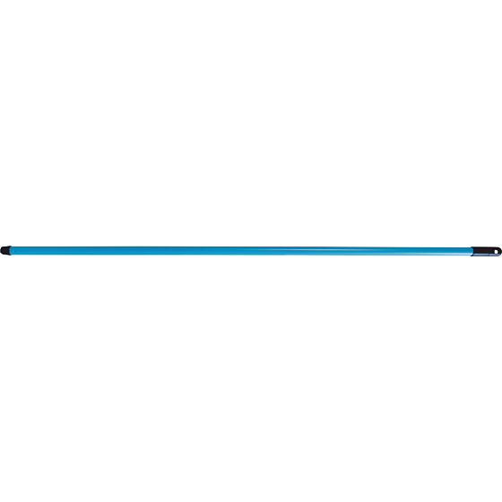 Spokar hůl ke smetáku kovová, jemný závit, plastový potah, 120 cm