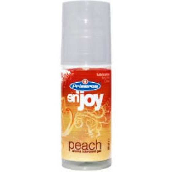 Primeros Enjoy Peach lubrikační gel s aroma broskve s dávkovačem 100 ml