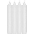 Lima Svíčka kónická stolní bílá 20 x 120 mm 4 kusy