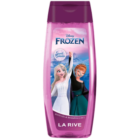 Disney Frozen Sweet Banana 2v1 šampon a koupelové mléko pro děti 250 ml
