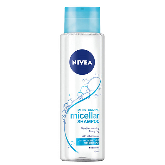 Nivea Hydratační micelární šampon pro suchou pokožku hlavy 400 ml