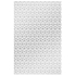 Ditipo Dárkový balicí papír 70 x 200 cm bílý se stříbrnými ornamenty