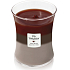 WoodWick Trilogy Forest Retreat - Únik do lesa vonná svíčka s dřevěným knotem a víčkem sklo střední 275 g