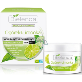 Bielenda Bouquet Nature Cucumber & Lime zmatňující krém s okurkou a limetkou denní/noční 50 ml