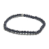 Goldstone modrý Avanturin fazet náramek elastický, kulička 4 mm / 16 - 17 cm, kámen ambicí
