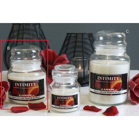 Lima Aroma Dreams Intimity aromatická svíčka sklenička s víčkem 450 g