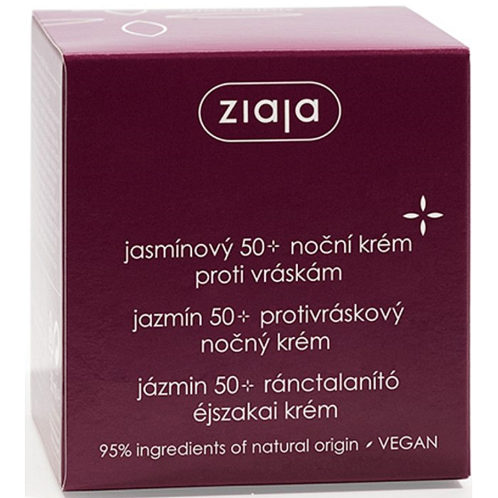 Ziaja Jasmín SPF 6 noční krém proti vráskám 50 ml
