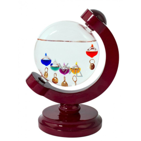 Albi Galileo Pokojový teploměr Globus vínový 20 cm