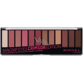 Rimmel London Magnifeyes Paleta očních stínů 007 Crimson Edition 14,16 g