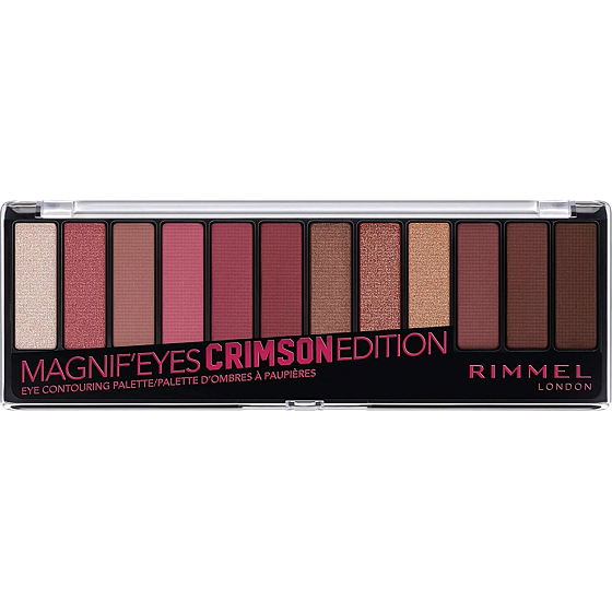 Rimmel London Magnifeyes Paleta očních stínů 007 Crimson Edition 14,16 g