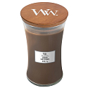 WoodWick Humidor - Pouzdro na doutníky vonná svíčka s dřevěným knotem a víčkem sklo velká 609,5 g