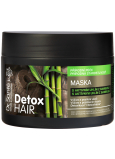 Dr. Santé Detox Hair maska s aktivním uhlím z bambusu pro intenzivní regeneraci vyčerpaných vlasů 300 ml