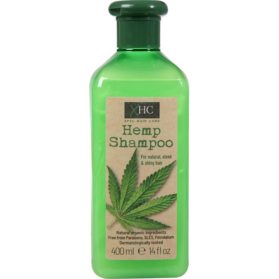 Xhc Hemp Konopí šampon na vlasy s konopným olejem 400 ml