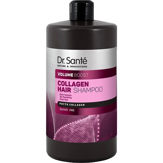 Dr. Santé Collagen Hair Volume Boost šampon pro poškozené, suché vlasy a vlasy bez objemu 1 l