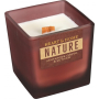Heart & Home Nature Jantarové dřevo a vetiver vonná svíčka velká sklo, doba hoření až 40 hodin 210 g