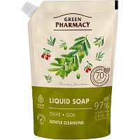 Green Pharmacy Oliva a Goji tekuté mýdlo náhradní náplň 460 ml