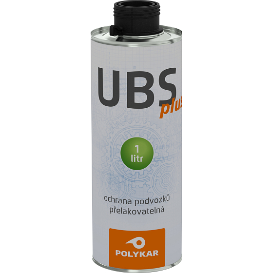 Polykar UBS nástřik podvozku, černý, 1 l