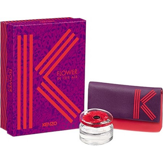 Kenzo Flower In The Air parfémovaná voda pro ženy 50 ml + kosmetická taštička, dárková sada
