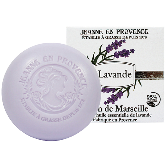 Jeanne en Provence Lavande Levandule tuhé toaletní mýdlo 100 g
