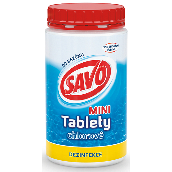 Savo Mini Chlorové tablety do bazénu - dezinfekce 900 g