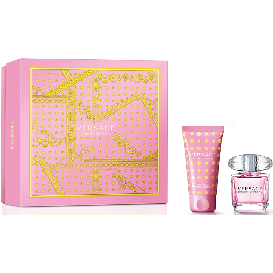 Versace Bright Crystal toaletní voda 30 ml + tělové mléko 50 ml, dárková sada pro ženy
